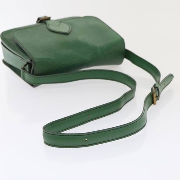 LOUIS VUITTON Epi Cartouchiere MM Shoulder Bag Green M52244 LV Auth 91579 - Picture 7 of 16